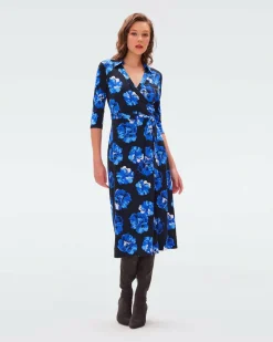 Abigail Silk Jersey Wrap Dress
