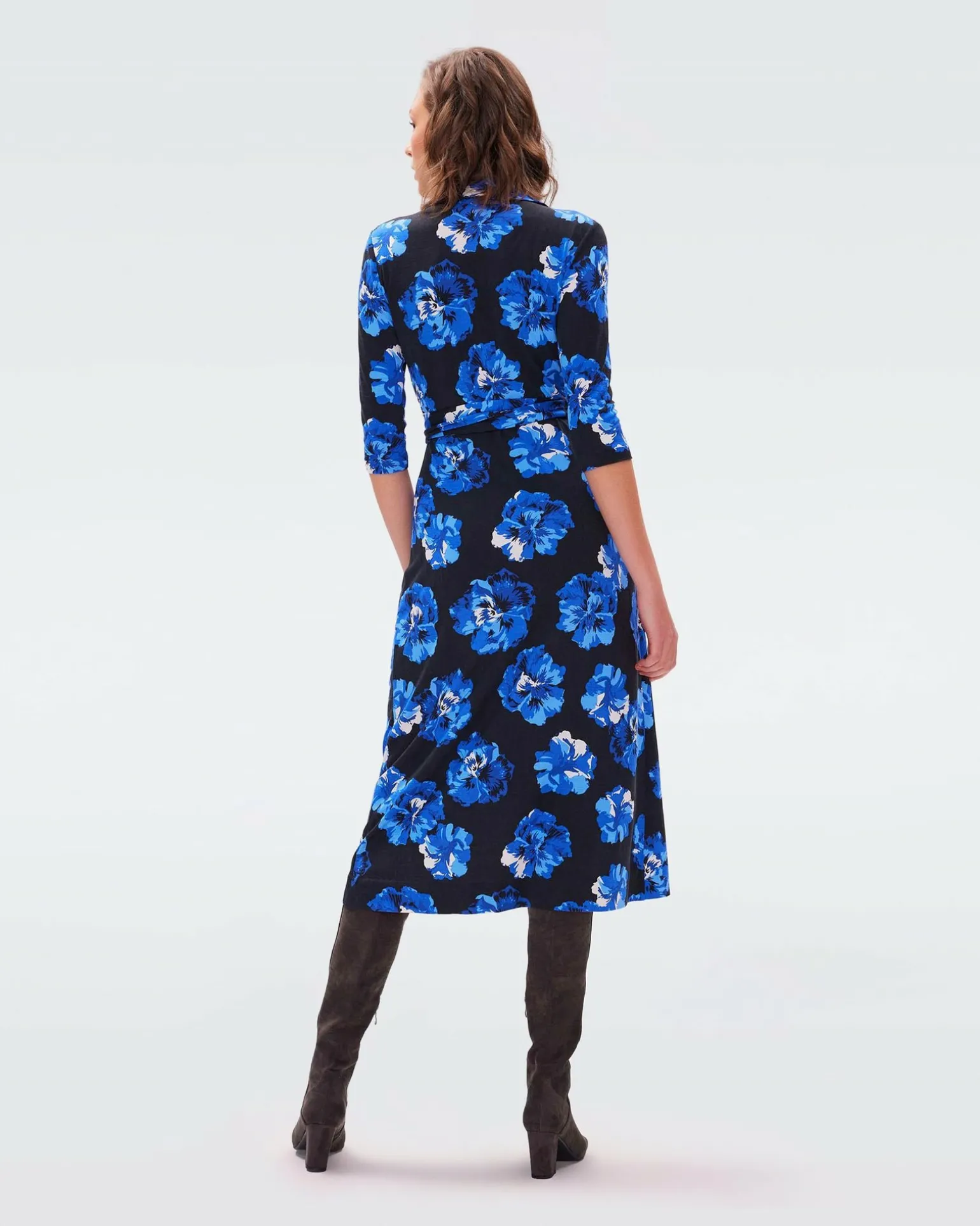Abigail Silk Jersey Wrap Dress