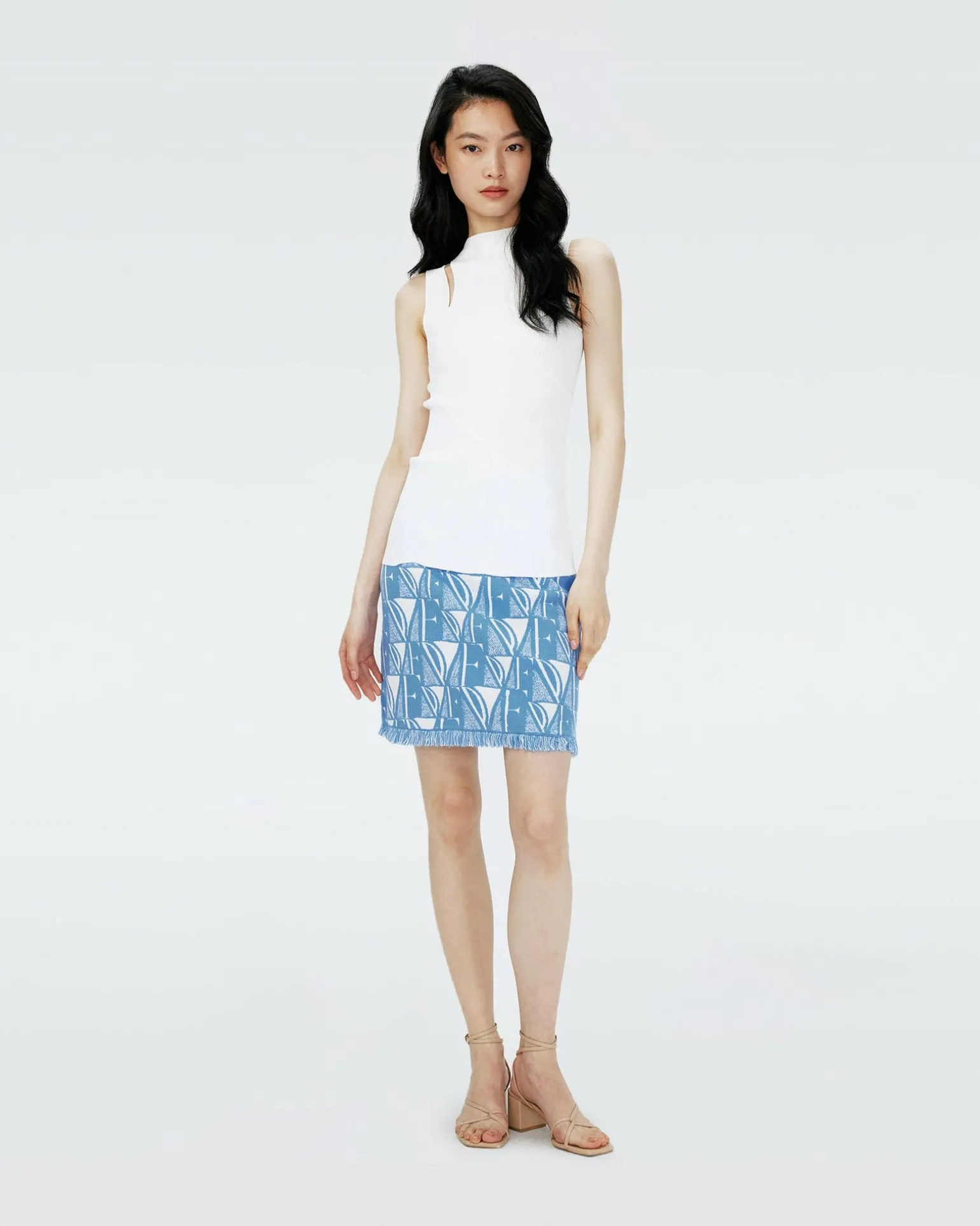 Dvf Artemesia Top In Ivory