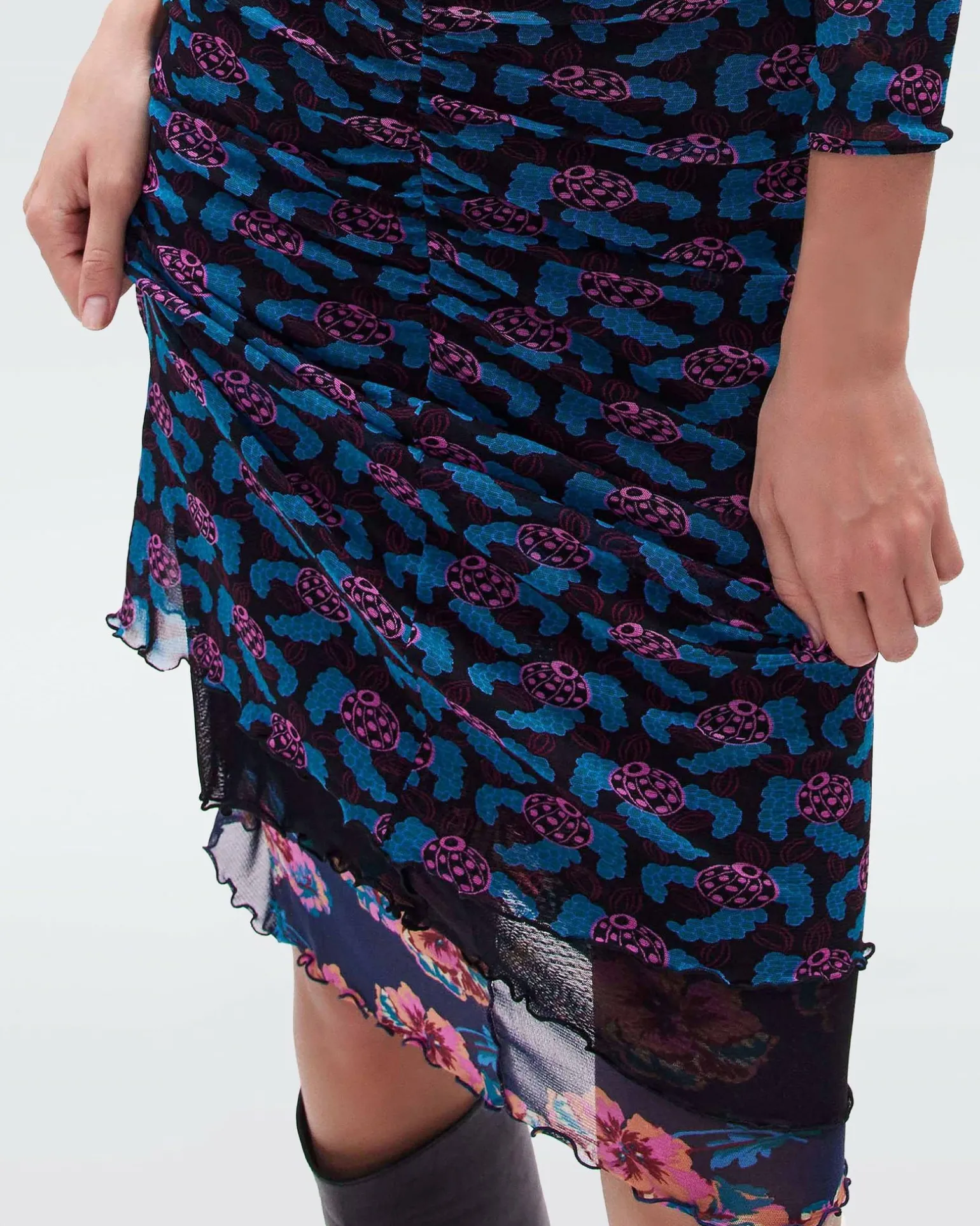 Verina Reversible Mesh Dress